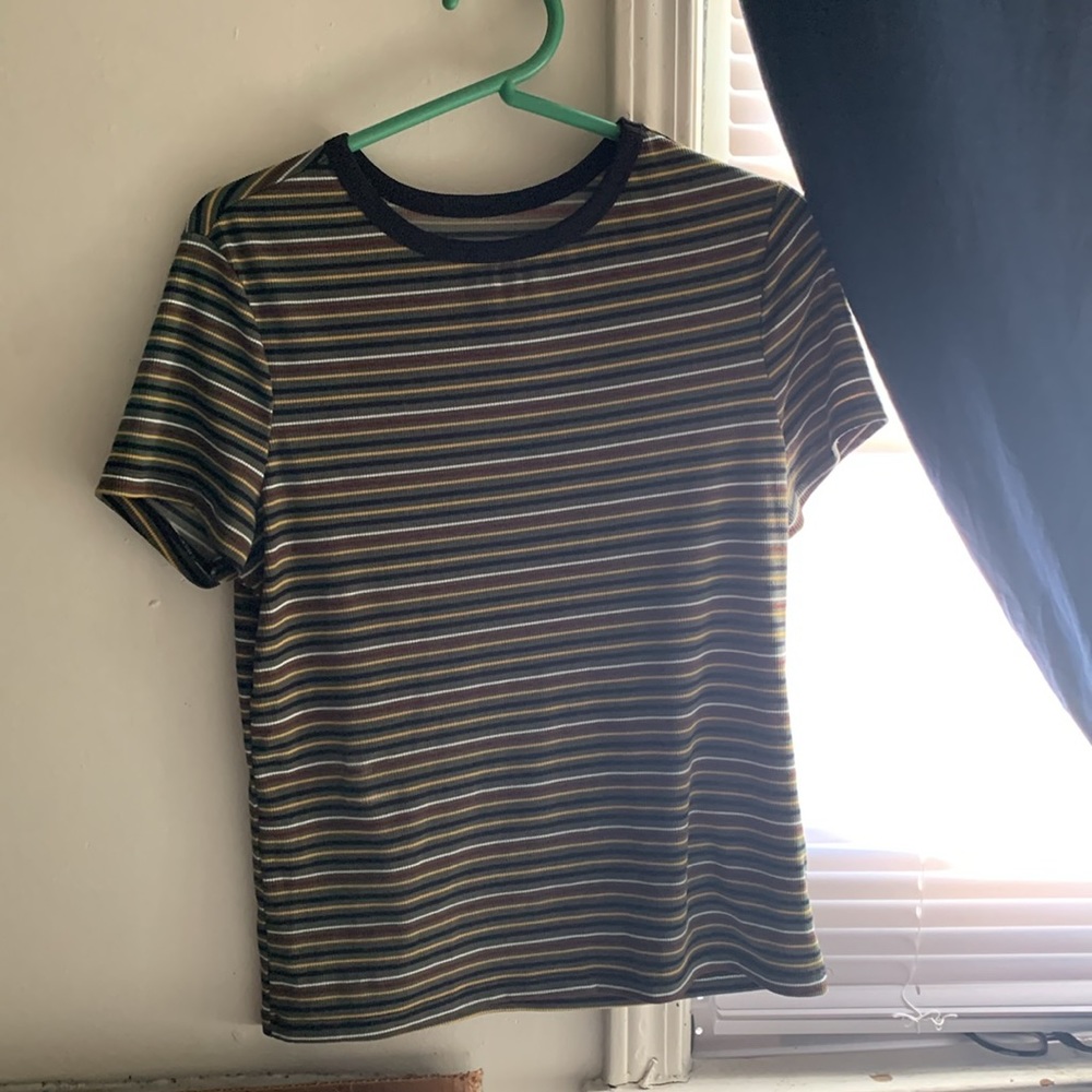 No Boundaries Striped Ribbed Top - Picture 3 of 4